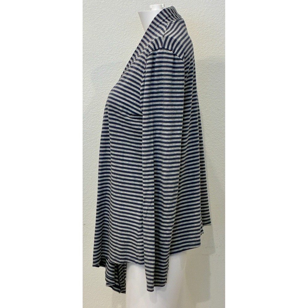Boden‎ Womens Striped Asymettrical Open Cardigan Sweater Cotton Blend US Size 10 - Picture 5 of 11